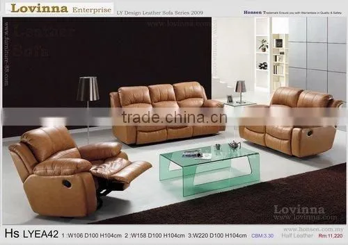 Recliner Leather Sofa