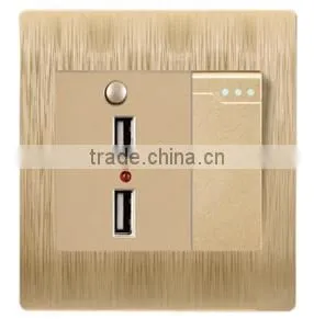 Luxurious Manufacturer Dual USB Ports Switch/USB Multi Charger/Mobile Phone Wall Charger USB photo-2