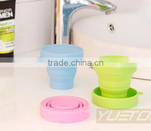 Outdoor Foldable Portable Silicone Water Cup 170ML photo-5