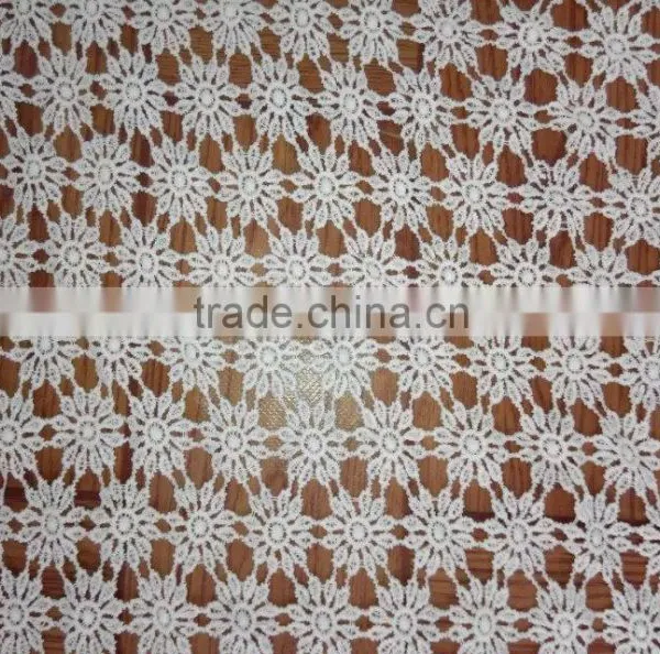 Garment Accessory Milk Silk Embroidery Full Lace Water Soluble Lace Fabric photo-5