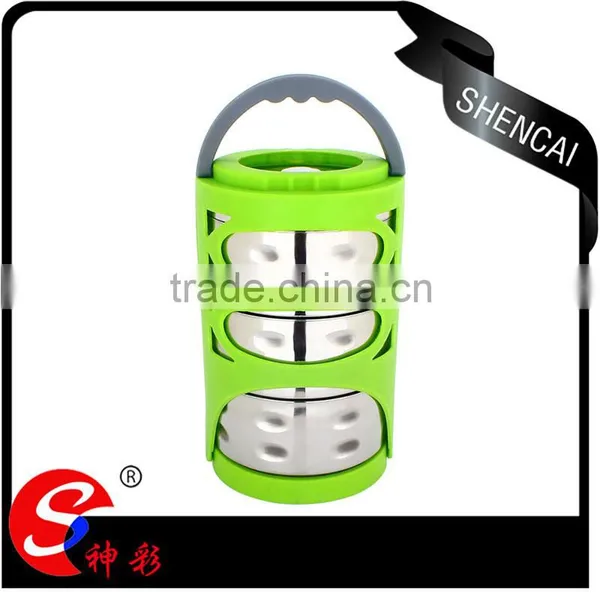 Stainless Steel Colored Tiffin Lunch Box/ 2 Compartment Insulated Box/ Bento Box photo-2