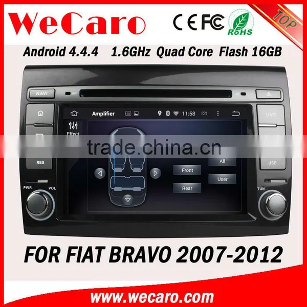 Wecaro Touch Screen WIFI 3G Car Dvd Player for Fiat Bravo Android 4.4 Radio Gps Navigation Multimedia System 2007 -2012 photo-2