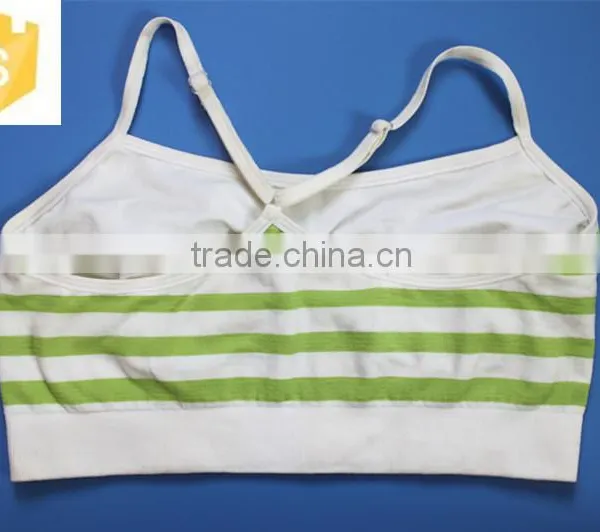 Girls Seamless Underwear, Seamless Bra, Shadow Stripe Underwear for Young Lady photo-5