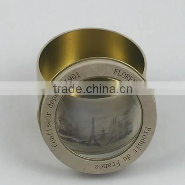 Round Copper Tin Canister for Tea Pack photo-4