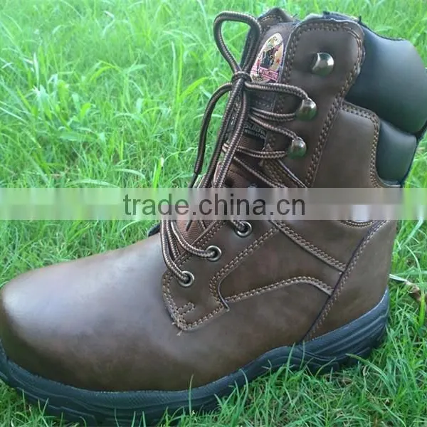 2016 Hot Selling Genuine Leather Steel Toe Safety Shoes