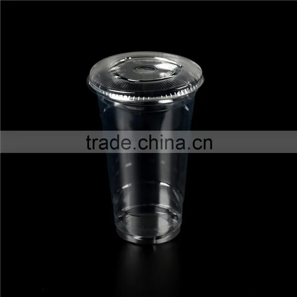 700ml PET and PP Transparent Disposable Plastic Cups With Dome and Flat Lids photo-3