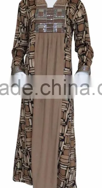 2016 Fashion Special Neck Shape Long Sleeve Maxi Dress With Sequin photo-2