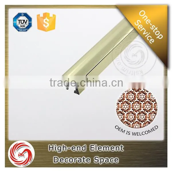 Professional Manufacturer Gold Aluminum Listello Tile Trim With Good Quality photo-4