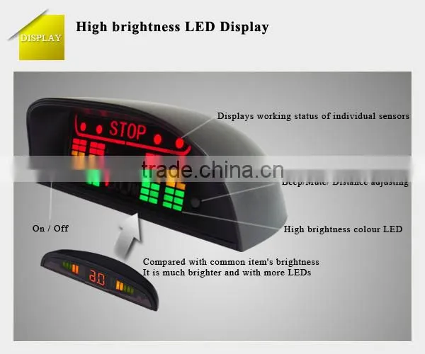 4 Sensor High Brightness LED Car Parking Sensor System photo-3