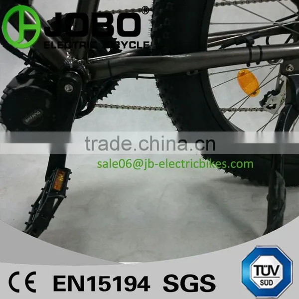 Aluminum Alloy 26" Electric Fat Tire Bike 500W Central Motor photo-6