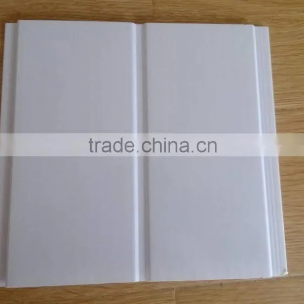 Gold Line Silver Line Pvc Ceiling Pvc Wall Panel Glossy White Pvc Panel
