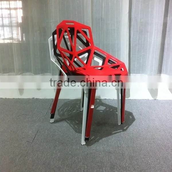 Wholesale Modern Colorful PP Material Plastic Chair Price photo-3