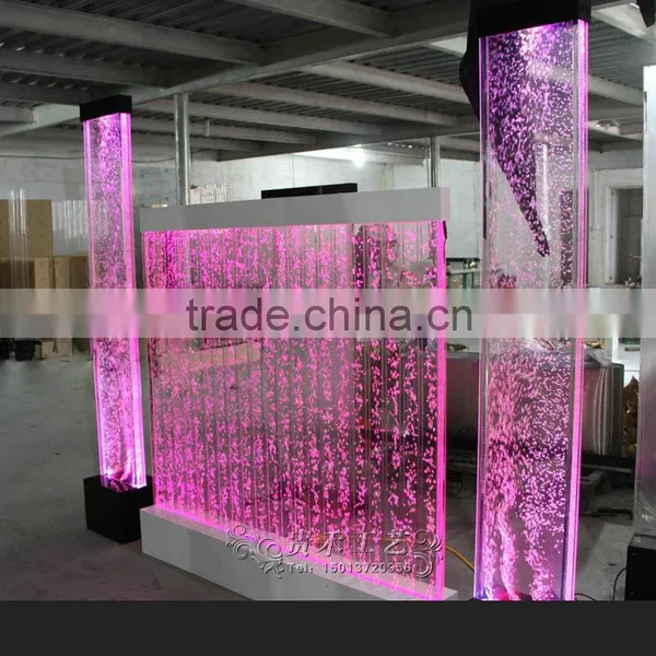 Clear Acrylic Glass Water Bubble Wall With Changeable Color Quality Choice photo-6