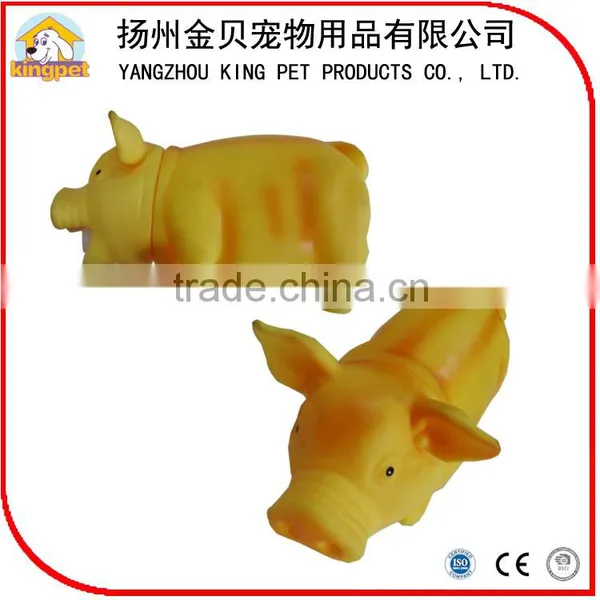 Best Selling Eco Friendly Soft Funny Squeaky Rubber Toy Pig for Dog photo-4