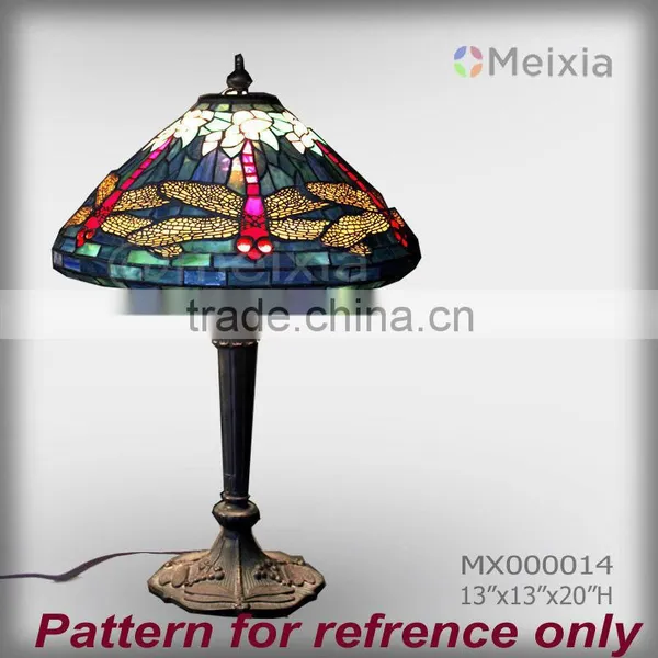 MX000014 Wholesale Stained Glass Imitation Tiffany Lamp Landlords for Lamps Tiffany