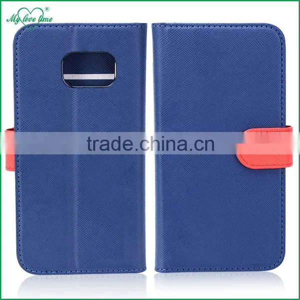 Mobile Phone Card Slots Book Folio Case for Samsung Galaxy S7