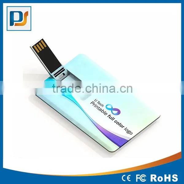 Best Promotional Super Thin Credit Card Usb Flash Drive With 2 Side Logo Print photo-2