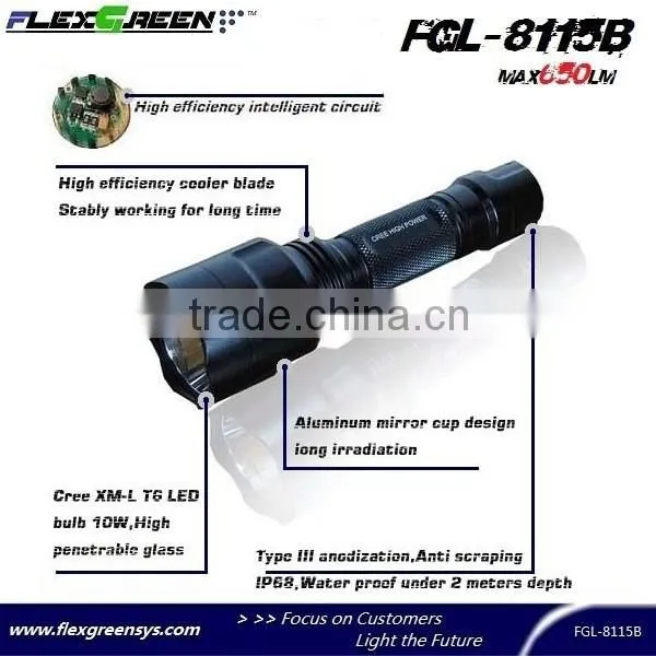 Rechargeable 10w Xml T6 Led Bicycle Flashlight photo-3