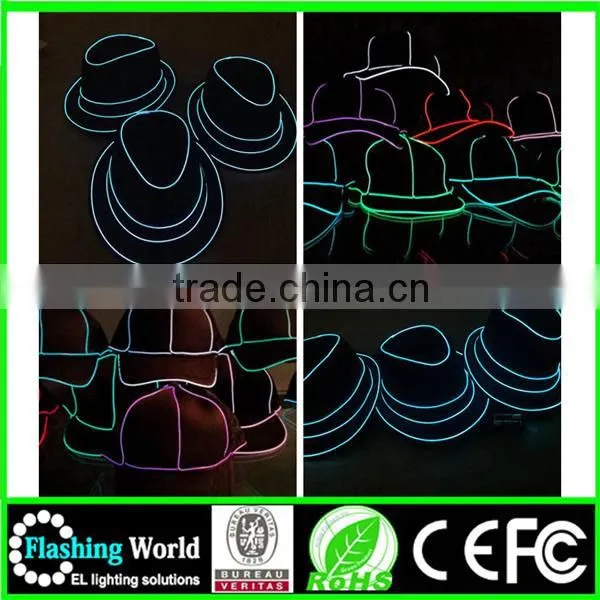 High Quaity EL Wire Cap,Led Wire Cap.light up Cap photo-4