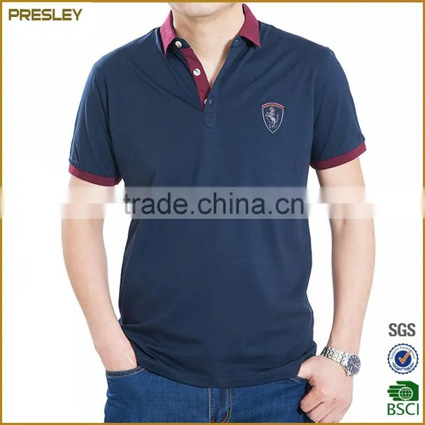 Hot Sell Shirts collar Polo Shirts With Woven Fabric Collar Shirts Collar