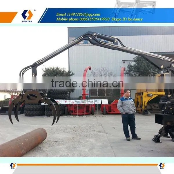 Tractor Crane, Forest Log Crane, Log Trailer photo-2
