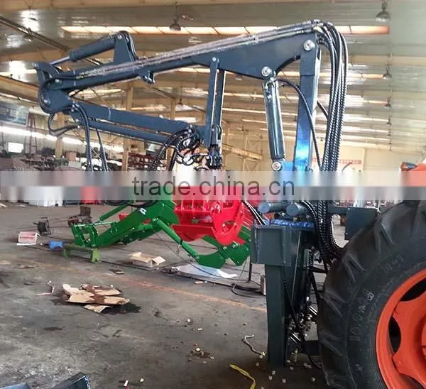 1 Tons 3 Tons Telescopic Crane for Log Trailer With Crane Powered by Diesel Engine photo-4