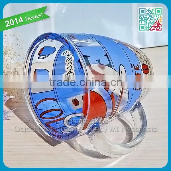 Manufacture Glassware Beautiful Pattern Coffee Mugs photo-3