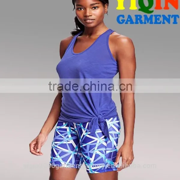 GYM Women's Side-Tie Tanks photo-2
