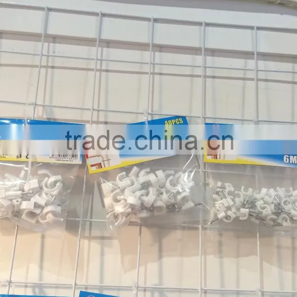 Nail Cable Clips/round Cable Clamps 12mm photo-3