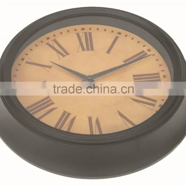 Antiquated Retro Metal Decorative Wall Mounted Clock photo-2