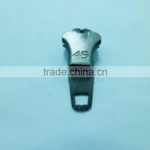 3# Plated Black Nickel Teeth Brass Zipper Plated Black Nickel 45YG Brass Zipper Slider Jeans Zipper Slider photo-3