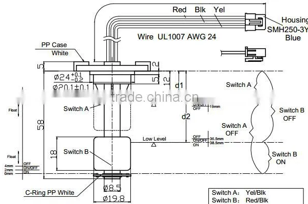 Water Position Sensor Float Switch photo-2