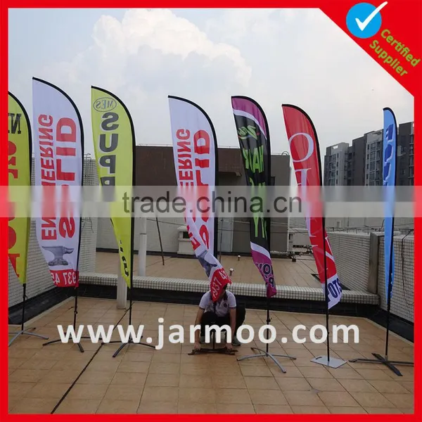 Promotional 110g Knitted Polyester Feather Banner Sail Banner photo-3