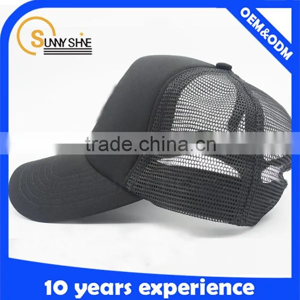 Custom Black Trucker Hats Wholesale High Quality Mesh Hats And Caps Men photo-6