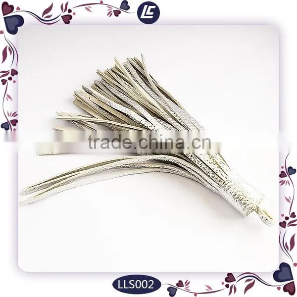 High Quality Customized Leather Cord Tassel for Garment Jewelry photo-2