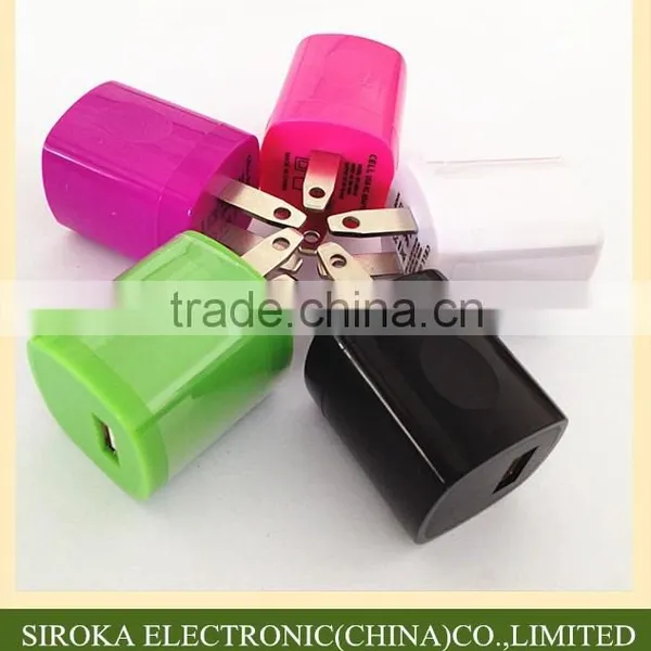 For IPhone Electronic US Plug AC Wall Travel Charger Adapter With 5V 1A/1.5A Output photo-3