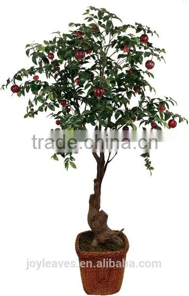 Wholesale Indoor Decorative Artificial Bend Oak Tree With Acorns photo-5