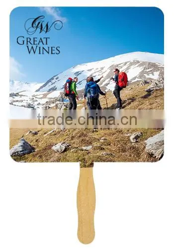Full Color Imprinted Sandwich Hand Fans