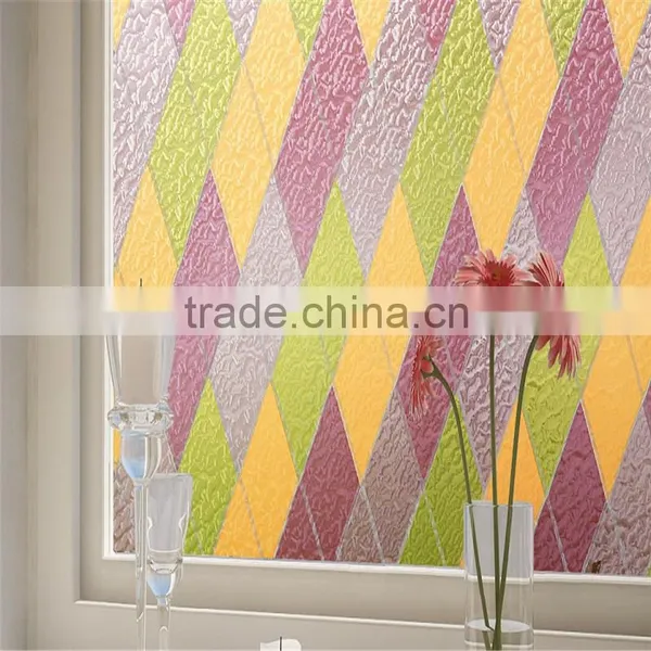 Popular Printed Window Glass Vinyl Film With Different Flower Pattern photo-5