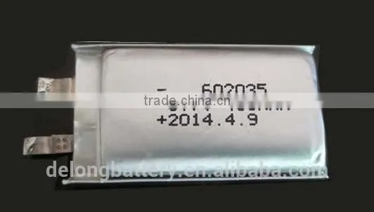 602035 Lipo Battery 3.7v 400mah Customized Lipo Battery