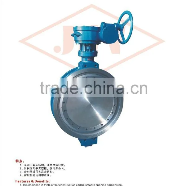 High Performance Pneumatic High Quality SS304 Pneumatic Wafer Type Butterfly Valves Hard Sealing Butterfly Valve photo-5