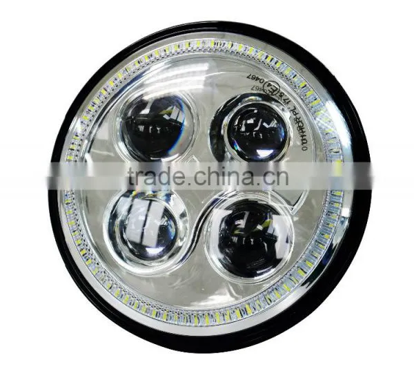 DOT EMARK Certificated 7" LED Headlight Lamp for Jeep Wrangler Replacement