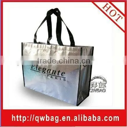 Laser Lamination Handle Bag Promotional Bag,gold Lamination Recycle Bag photo-4