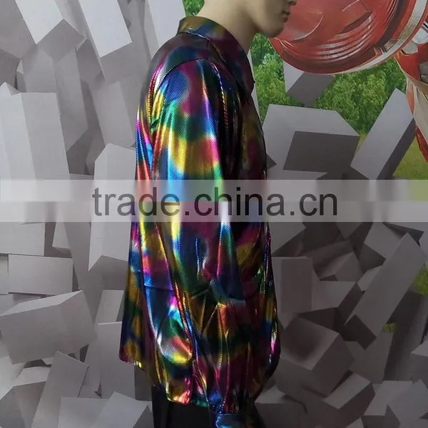 Carnival Party Sexy Boys Dance Costumes Fancy Disco Dress Mens Disco Costume for Sale photo-4