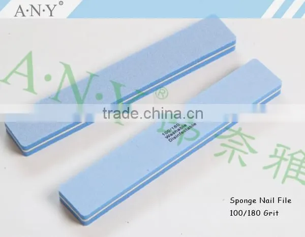Professional Nail Care Shaping and Polising Blue Sponge Nail Salon Nail FIle Wide Shape photo-3