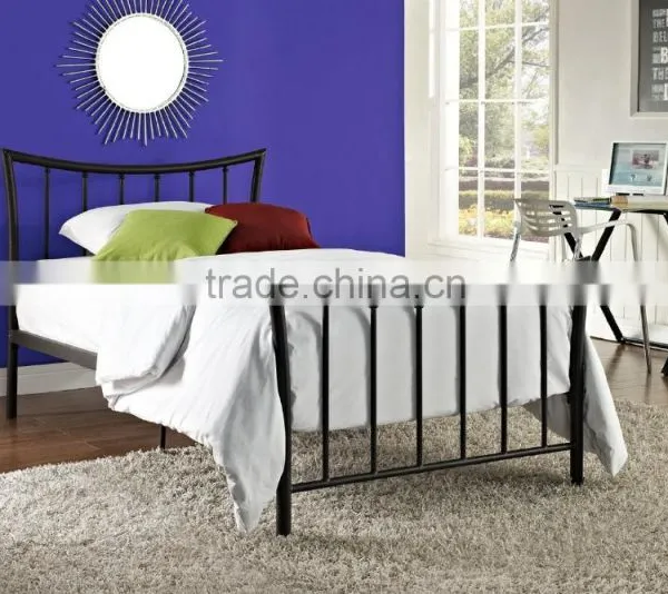 Modern Design Cheap Platform Metal Bed Frame Queen Double photo-6