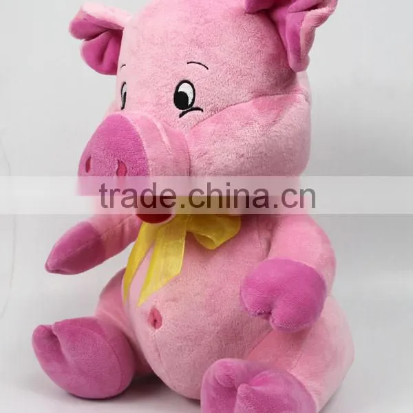 Luckiplus Hot Sale First Class Adorable Pink Pig Family Safe Technology Toy For Kids photo-4