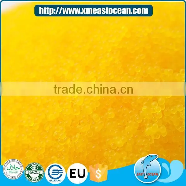 Japanese Sushi Material Healthy Seasoned Yellow Frozen Capelin Roe photo-2