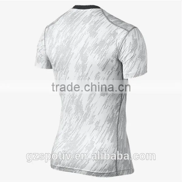 2015 OEM Mens Latest Sublimation Compression Sports/gym Shirts photo-2