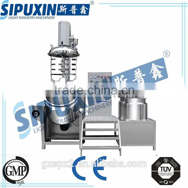Sipuxin Full Automatic Vacuum Homogenizer Emulsifier Cosmetic Cream Mixing Machine photo-2